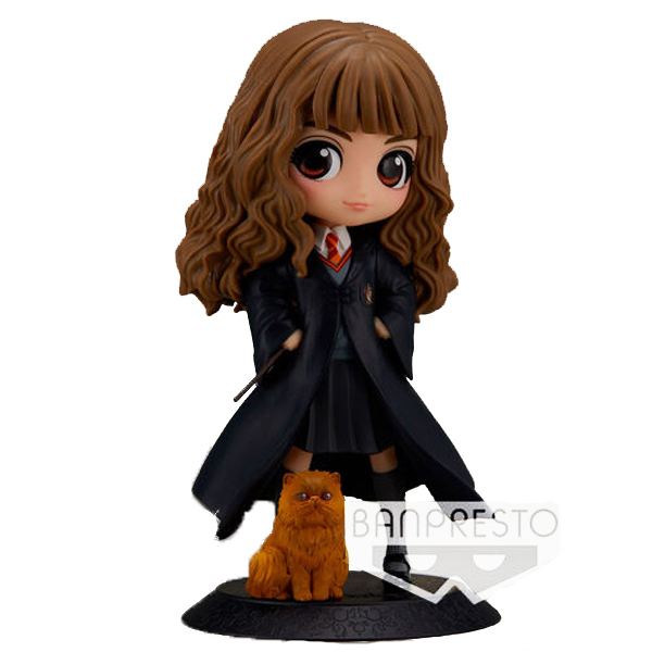 Harry Potter Q Posket Hermione With Crookshanks 14cm